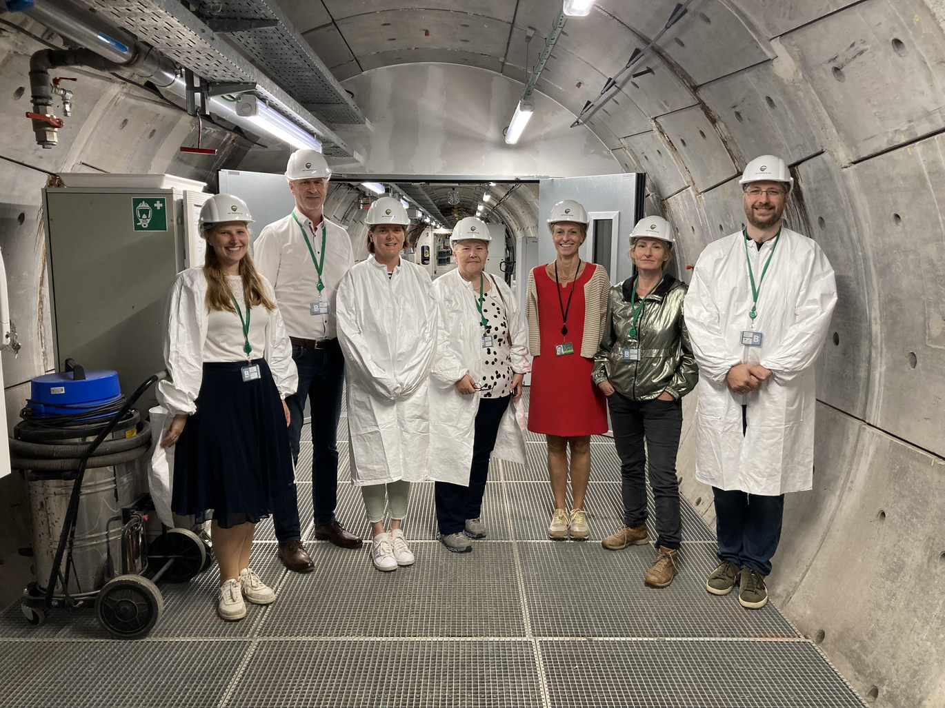 Group picture in the underground research laboratory.